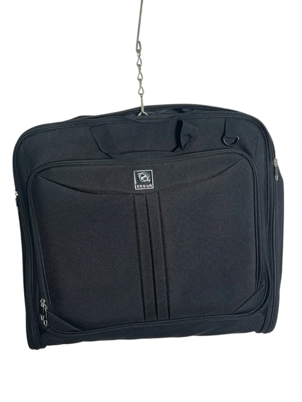 Black Hanging Garment Organizer - Travel Jacket & Coat Carrier